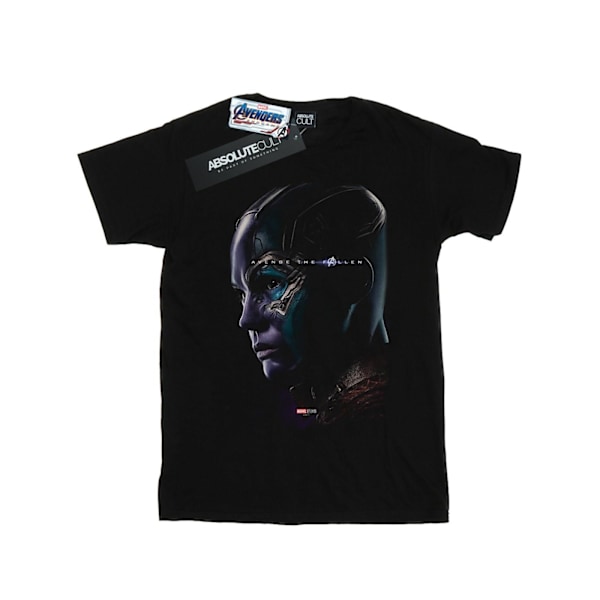 Marvel Womens/Ladies Avengers Endgame Avenge The Fallen Nebula Black L