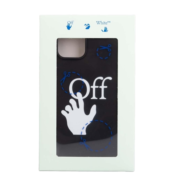 Off White iPhone 12 Pro Max Kompatibelt Mobilskal One Size Black One Size