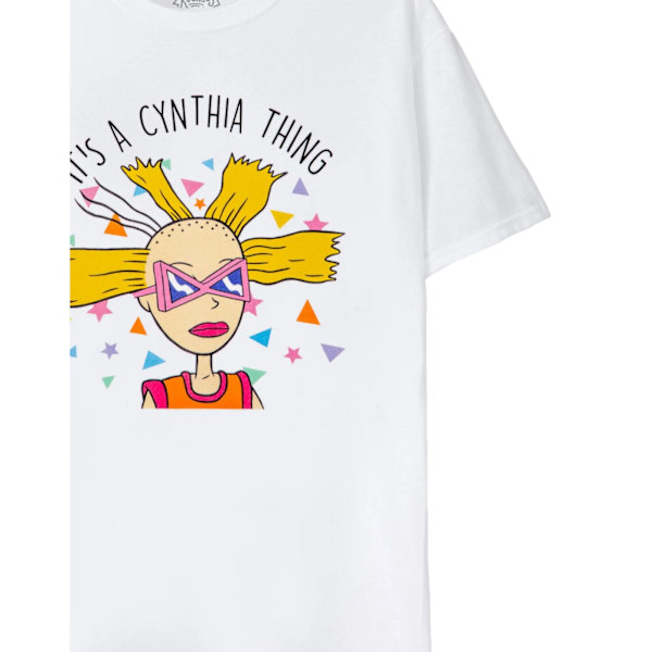 Rugrats Dam/Kvinnor Det Är En Cynthia Thing T-Shirt L Vit White L