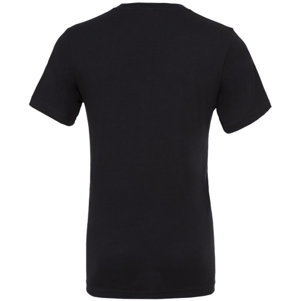 Canvas Herr Jersey Kortärmad V-ringad T-shirt 2XL Svart Black 2XL