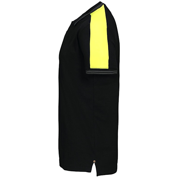 Projob Herr Pique Poloshirt M Svart/Gul Black/Yellow M
