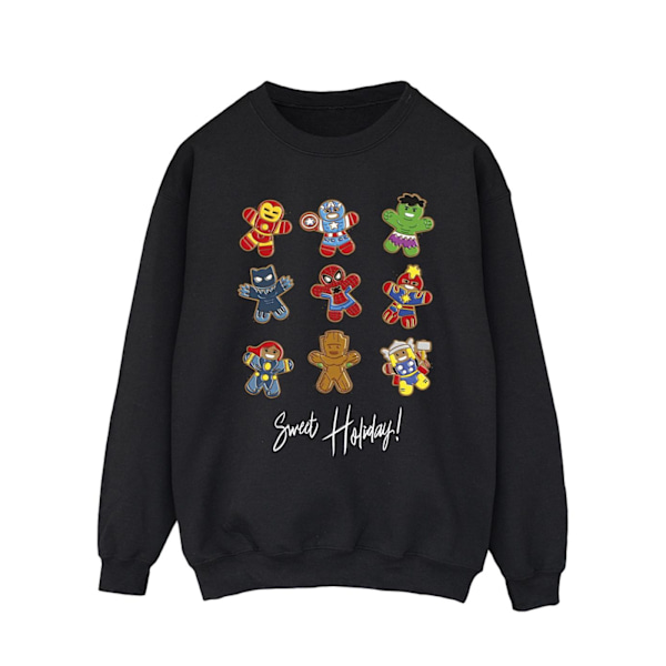 Marvel Gingerbread Avengers Sweatshirt S Svart Black S
