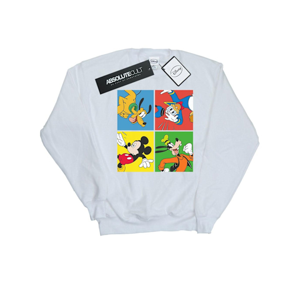 Disney Boys Mickey Mouse Friends Sweatshirt 5-6 år Vit White 5-6 Years