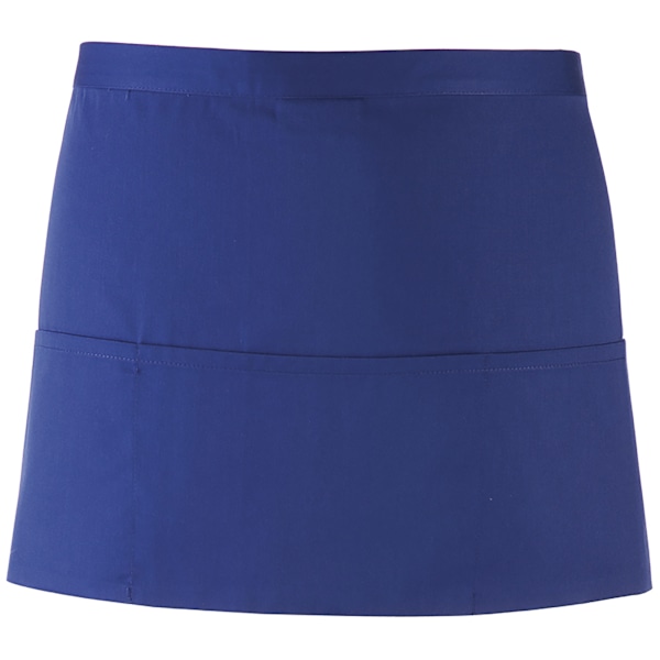 Premier Dam/Kvinnors Färger 3 Fickor Förkläde / Arbetskläder (Paket med 2) Royal One Size