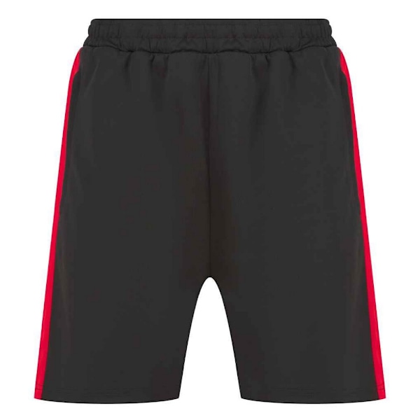 Finden & Hales Herr Stickade Shorts XL Svart/Röd Black/Red XL