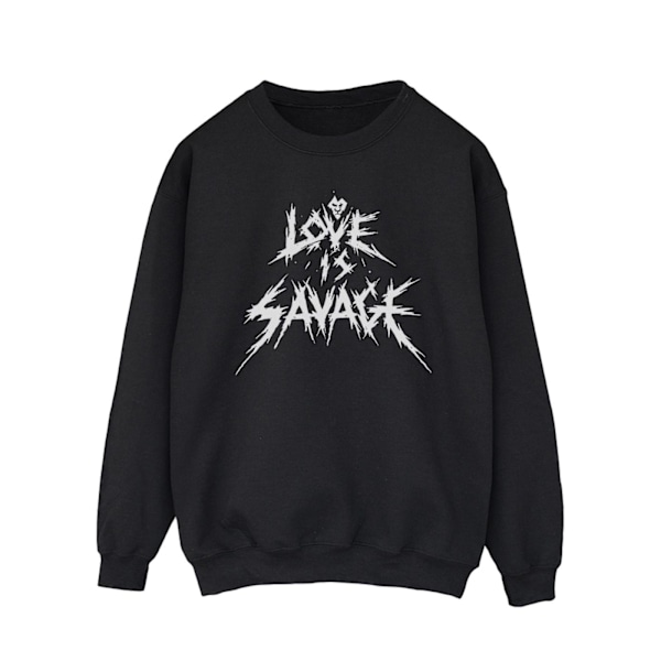 Disney Herr Villains Love Is Savage Sweatshirt M Svart Black M