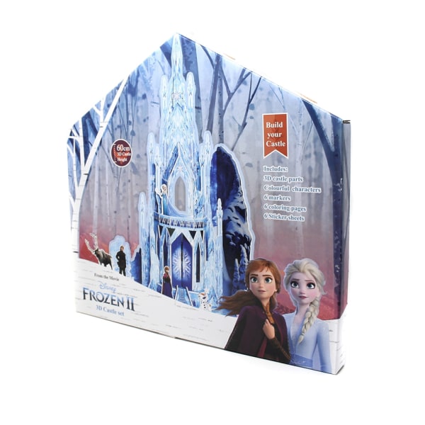 Frozen 2 Childrens/Kids Bygg ditt eget 3D Ice Castle One Size B Blue One Size