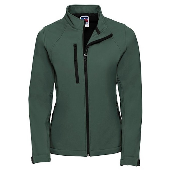 Russell Dam/Dam 3-lagers Softshelljacka S Flaskgrön Bottle Green S