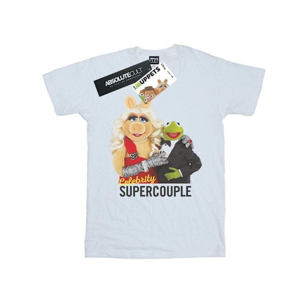 Disney The Muppets Celebrity Supercouple T-shirt för män, vit, storlek S White S