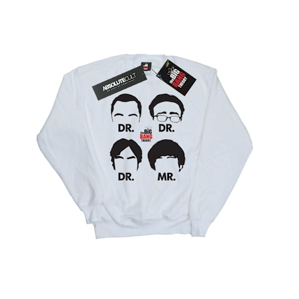 The Big Bang Theory Dam/Herr Sweatshirt L W White L