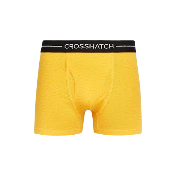 Crosshatch Mens Hexter Boxer Shorts (2-pack) L Gul Yellow L