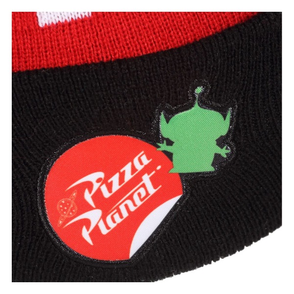 Toy Story Unisex vuxen Pizza Planet Beanie One Size Röd/Svart Red/Black One Size