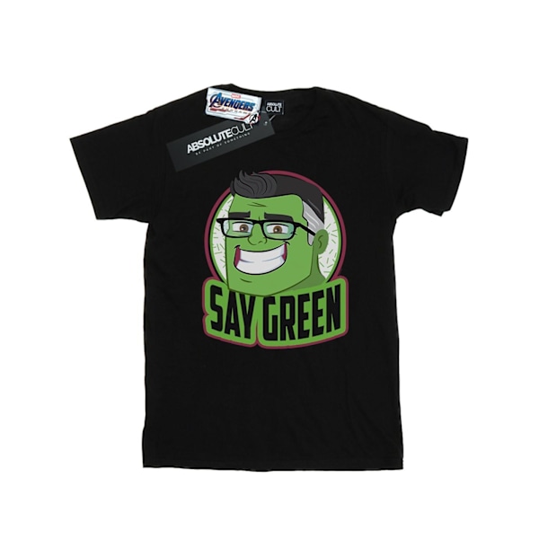 Marvel Boys Avengers Endgame Hulk Say Green T-Shirt 9-11 år Black 9-11 Years