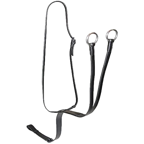 Whitaker Lynton Läder Running Martingale Cob Svart Black Cob