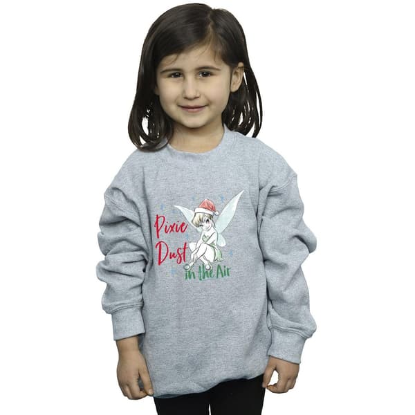 Disney Flickor Tingeling Pixie Dust Tröja 3-4 År Sport Sports Grey 3-4 Years