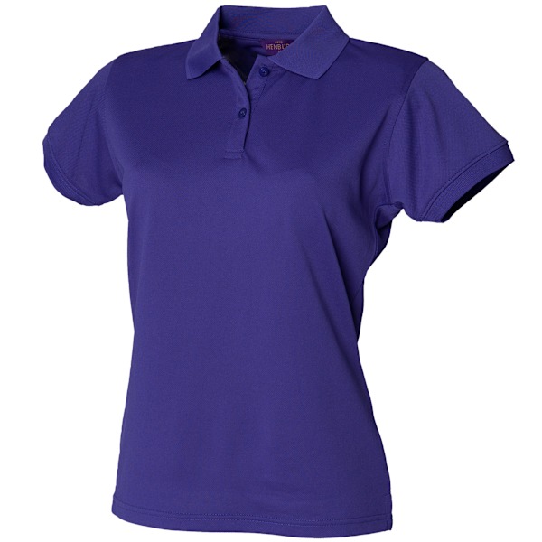 Henbury Dam/Damer Coolplus® Monterad Poloskjorta 3XL Ljus Lila Bright Purple 3XL