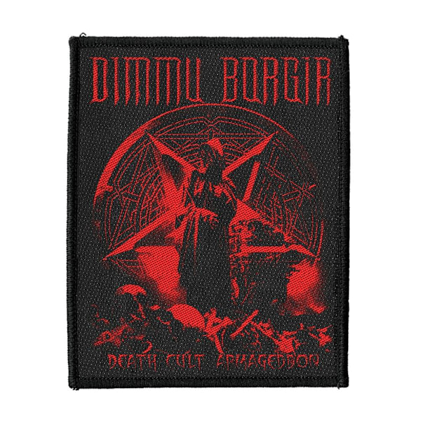 Dimmu Borgir Death Cult Armageddon Påsydd Patch One Size Svart/ Black/Red One Size