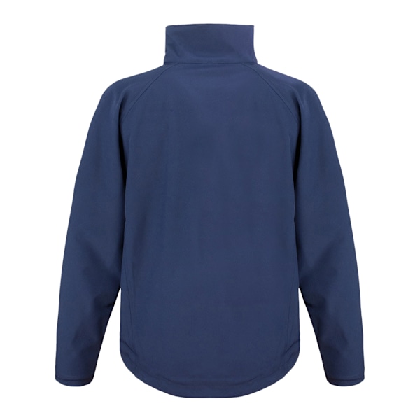 Result Herr 2-lagers bas softshell andningsbar vindtät jacka Navy Blue 2XL