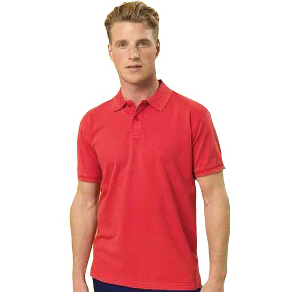 Asquith & Fox Herr Short Sleeve Performance Blend Polo Shirt 3X Red 3XL