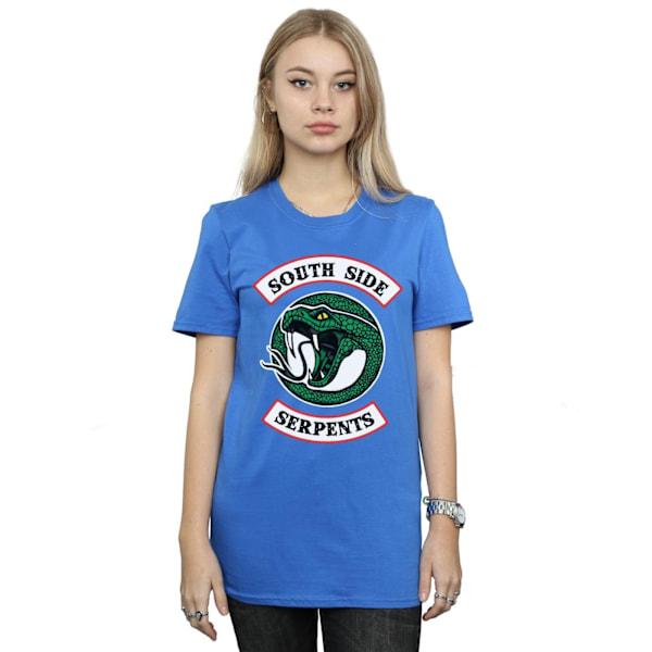 Riverdale Dam/Damer Southside Serpents Bomull Boyfriend T-S Royal Blue L