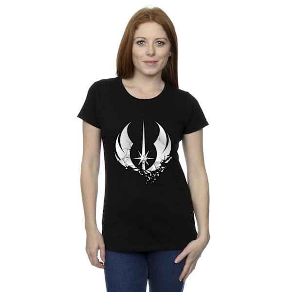 Star Wars Dam/Damer Obi-Wan Kenobi Order Fractured Bomull T-shirt Black XXL