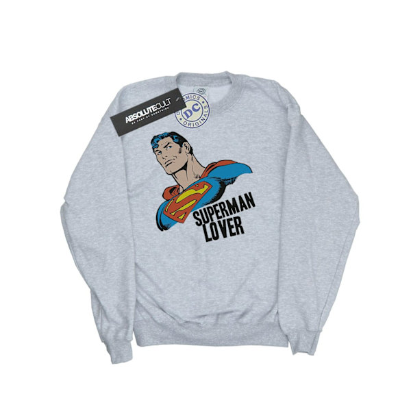 DC Comics Superman Lover Sweatshirt XXL Sports Grey Sports Grey XXL