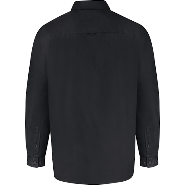 Duke Herr D555 Richard Oxford Kingsize Långärmad Skjorta 8XL Svart Black 8XL