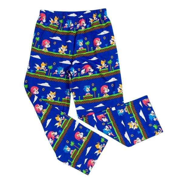 Sonic The Hedgehog Herr Pixel Lounge Byxor XL Blå Blue XL