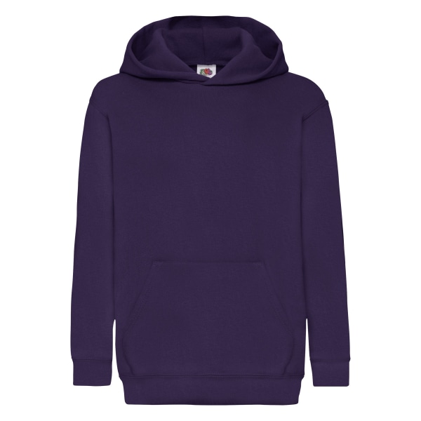 Fruit Of The Loom för barn med unisex /huvtröja unisex 7 Purple 7-8