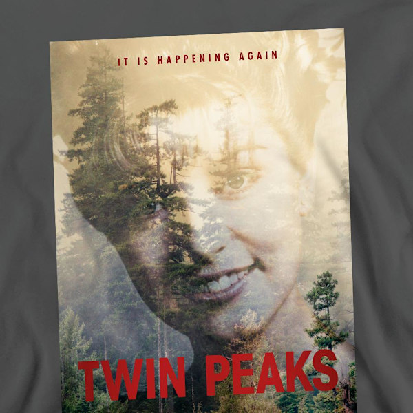 Twin Peaks Unisex Vuxen Laura Palmer Sweatshirt L Kolgrå Charcoal L