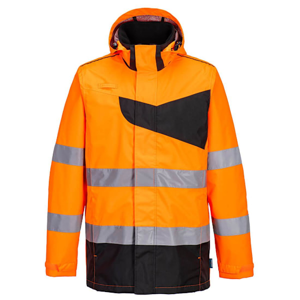 Portwest Unisex Vuxen PW2 Varsel Vattentät Jacka XXL Orange Orange/Black XXL
