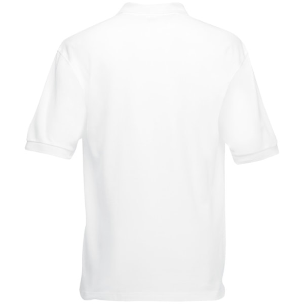 Fruit of the Loom Barn/Barn Pique Kortärmad Poloskjorta White 12-13