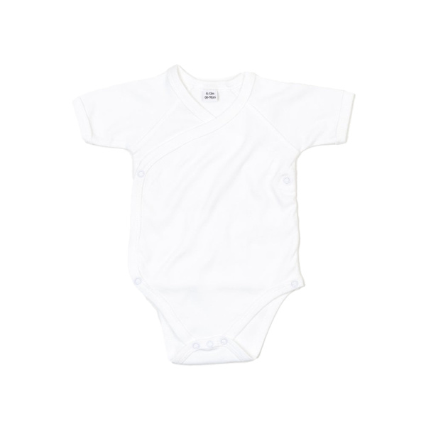 Babybugz Baby Organic Kimono Body 3-6 månader Vit White 3-6 Months