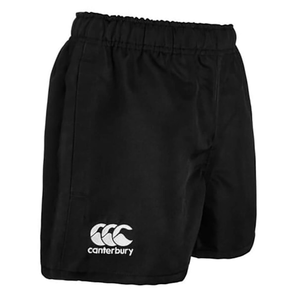 Canterbury Childrens/Kids Professional Polyester Shorts 12 år Black 12 Years