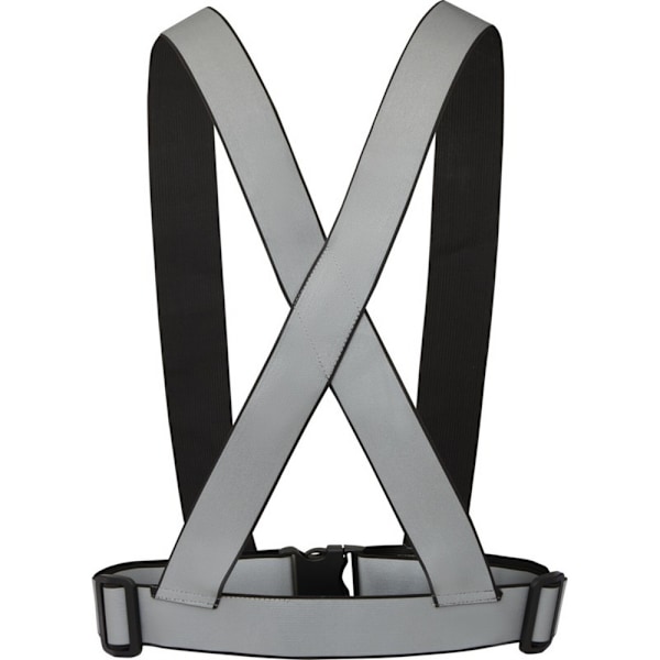 RFX Unisex Hi-Vis Väst En Storlek Solid Svart Solid Black One Size