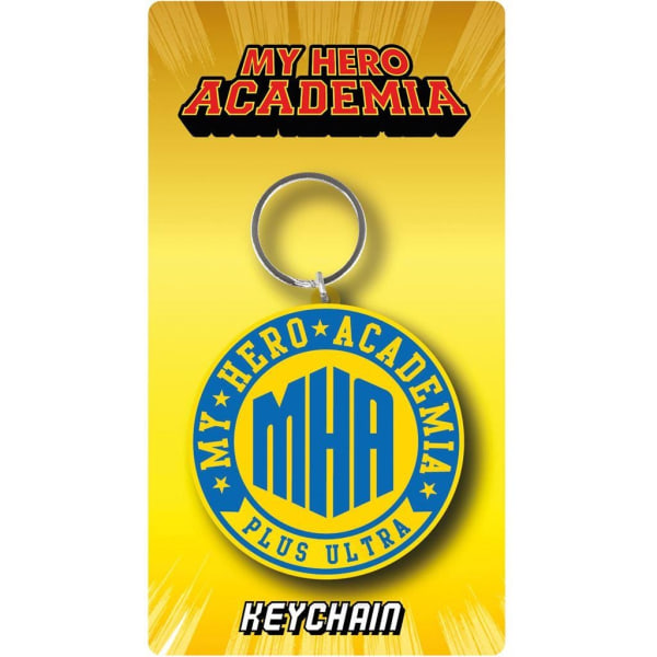 My Hero Academia PVC Nyckelring One Size Gul/Blå Yellow/Blue One Size