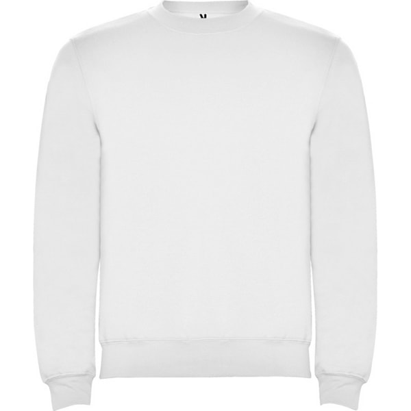 Roly Barn/Barn Clasica Crew Neck Sweatshirt 3-4 År Vit White 3-4 Years