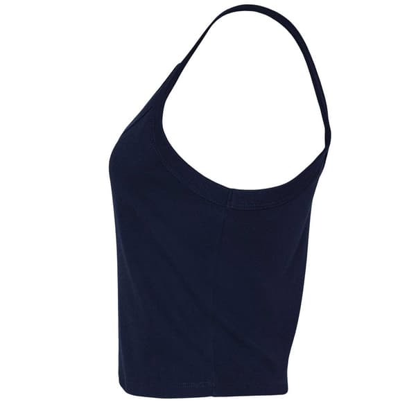Bella + Canvas Dam Micro-Rib Strappy Linne L Enfärgad Solid Navy L