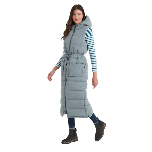 TOG24 Dam/Kvinna Welham Vadderad Gilet Storlek 12 UK Dimgrå Mist Grey 12 UK