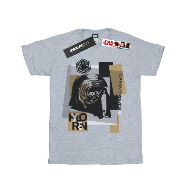 Star Wars Boys The Last Jedi Kylo Ren Patchwork T-shirt 5-6 Ja Sports Grey 5-6 Years