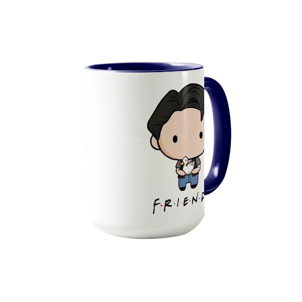 Friends Chibi Joey Mugg En Storlek Vit/Blå/Marinblå White/Blue/Navy One Size