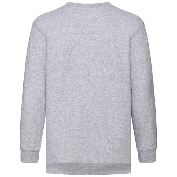Fruit of the Loom Barnkläder för Barn/Juniorer Klassisk Drop Shoulder Sweatshirt Heather Grey 7-8 Years