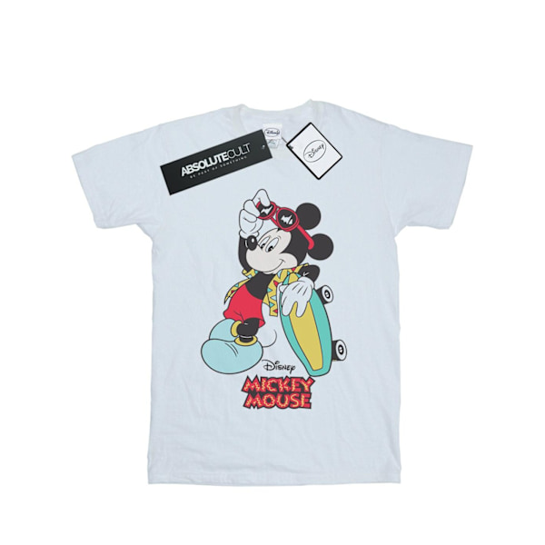 Disney Boys Mickey Mouse Skate Dude T-shirt 12-13 år Vit White 12-13 Years