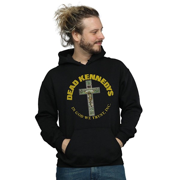 Dead Kennedys Mens In God We Trust Hoodie 4XL Svart Black 4XL