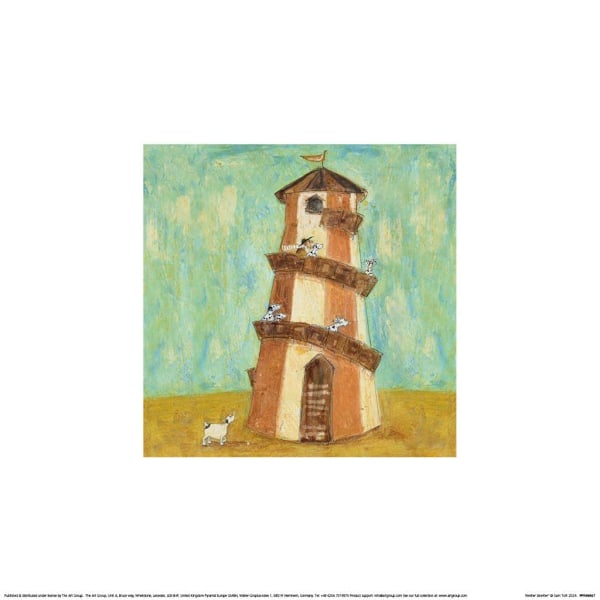 Sam Toft Helter Skelter Poster One Size Flerfärgad Multicoloured One Size