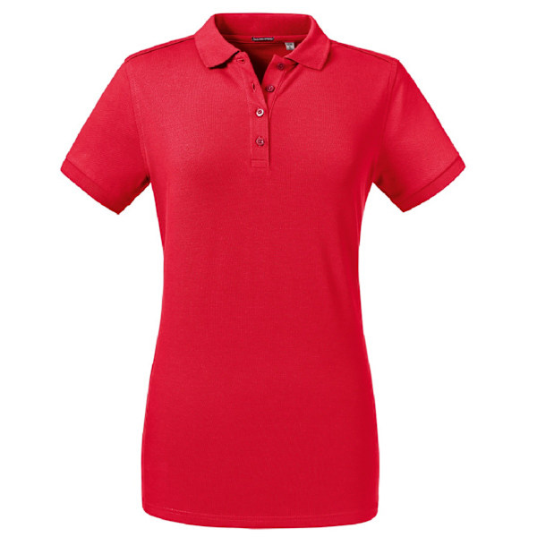 Russell Dam/Kvinnor Skräddarsydd Stretch Polo L Klassisk Röd Classic Red L