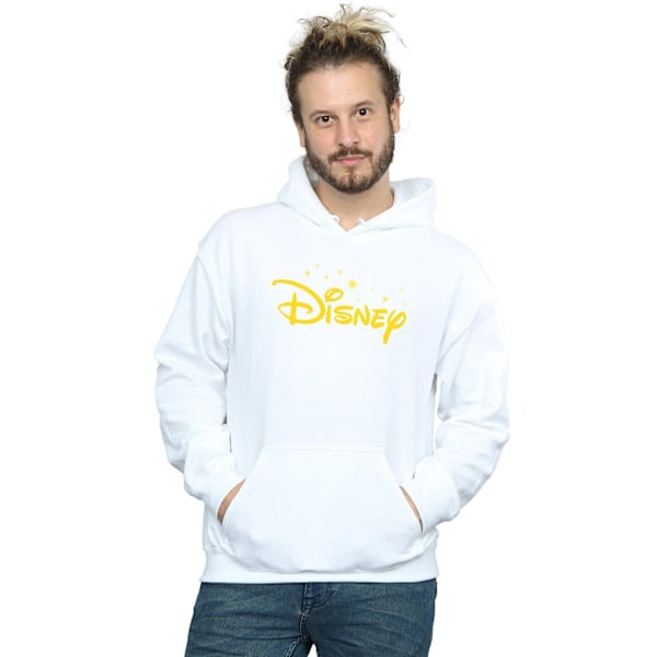 Disney Herr Logo Stars Hoodie XL Vit White XL