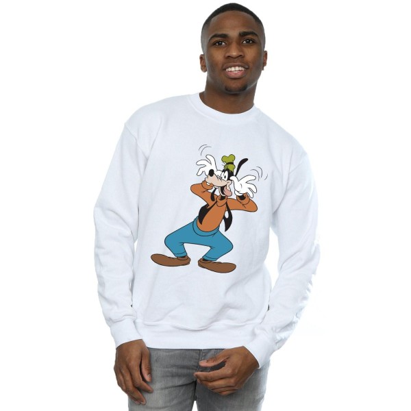 Disney Herr Crazy Goofy Sweatshirt 3XL Vit White 3XL