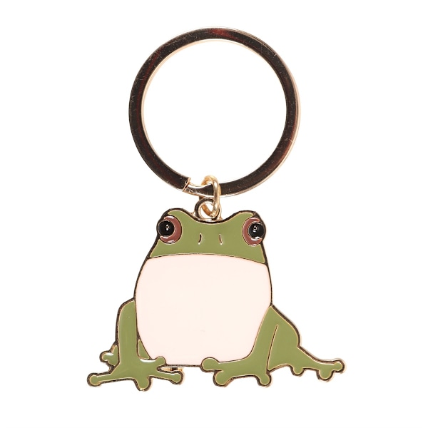 Something Different Lucky Frog Nyckelring One Size Grön/Vit-Blå Green/White-Blue One Size