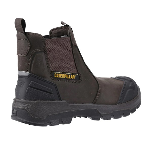 Caterpillar Striver XL Säkerhetsstövlar i Läder för Män 11 UK Brun/Gul Brown/Yellow 11 UK